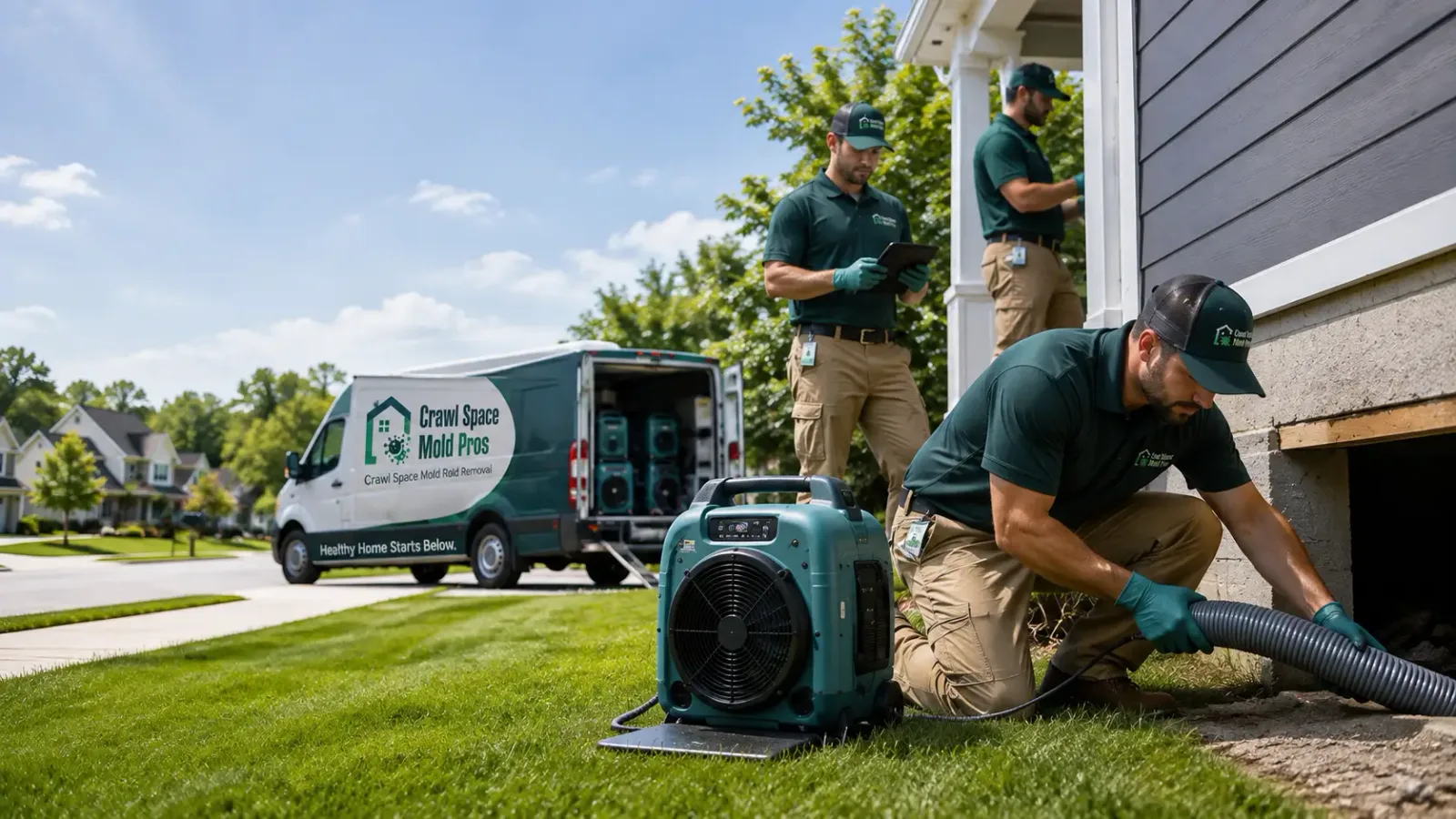 Crawl Space Mold Removal in Glennville, CA